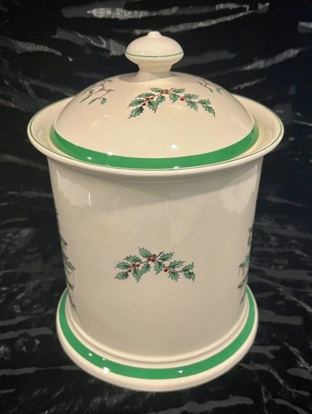 Vintage 1978 Spode Christmas Tree Large Canister/Cookie Jar - S3324-C - England